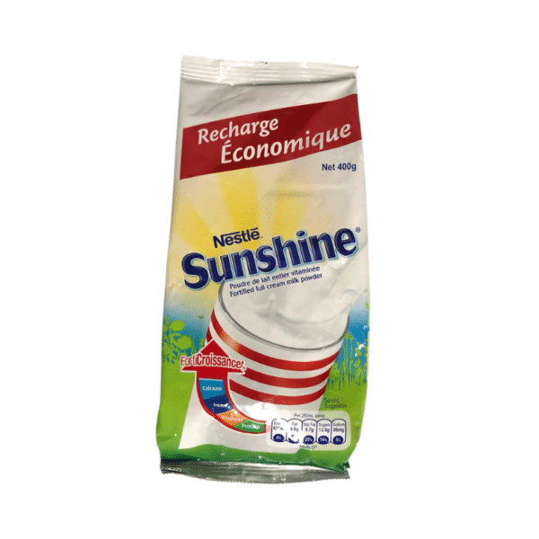 sunshine lait en poudre sachet 400g