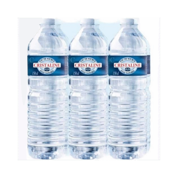 cristaline eau plate 6x1,5l