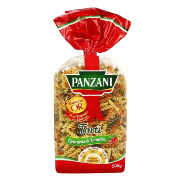 panzani pâtes torti légumes 500g